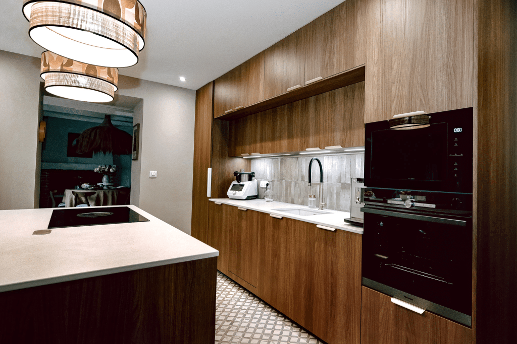 rénovation complète d'une cuisine à proximité de La Rochelle par Design17