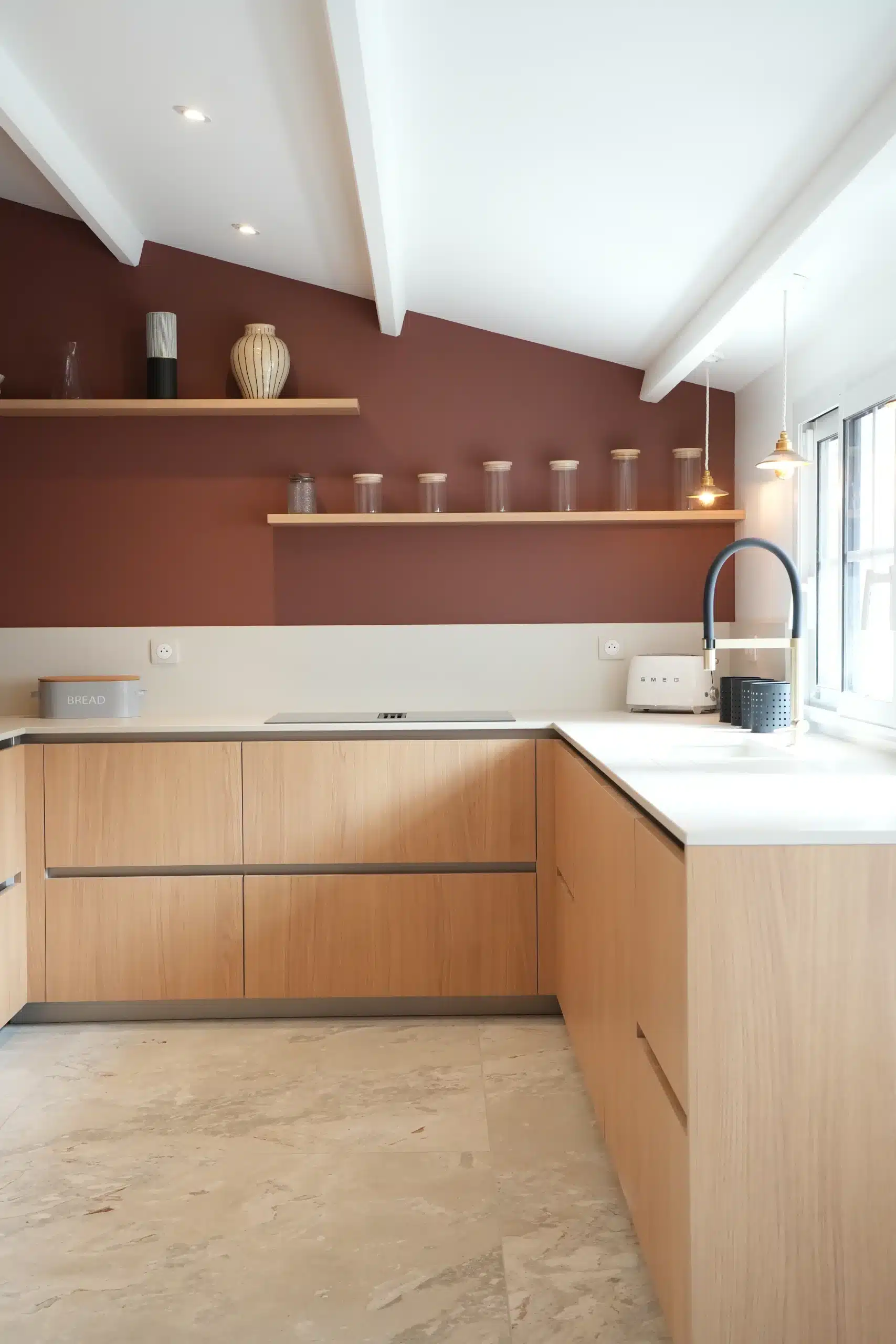 rénovation d&rsquo;une cuisine dans le quartier St Maurice à La Rochelle par Design 17